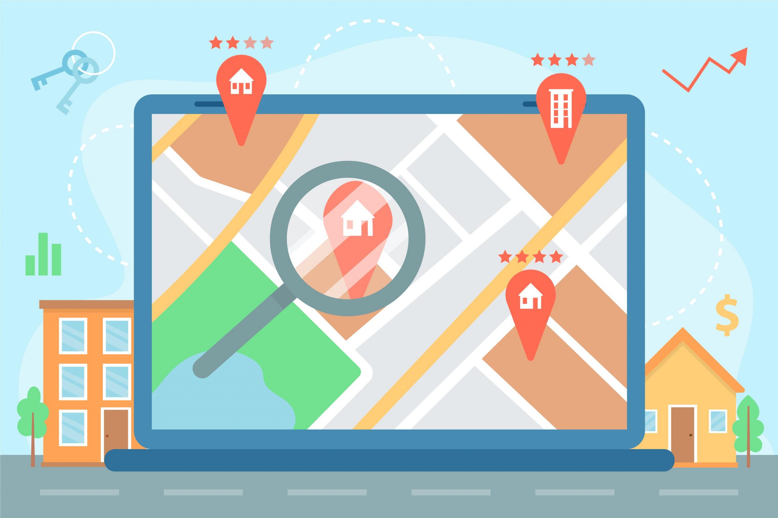 Los negocios aparecen en el mapa gracias al perfil de empresa de Google My Business